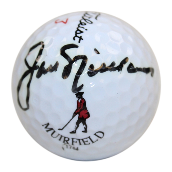 Jack Nicklaus Signed Muirfield Logo Golf Ball JSA ALOA