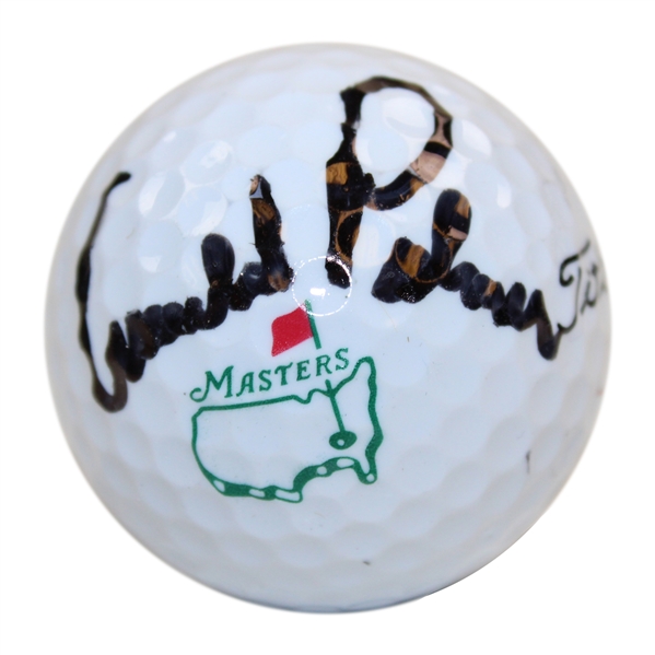 Arnold Palmer Signed Masters Logo Golf Ball JSA ALOA