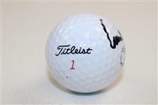 Arnold Palmer Signed Masters Logo Golf Ball JSA ALOA