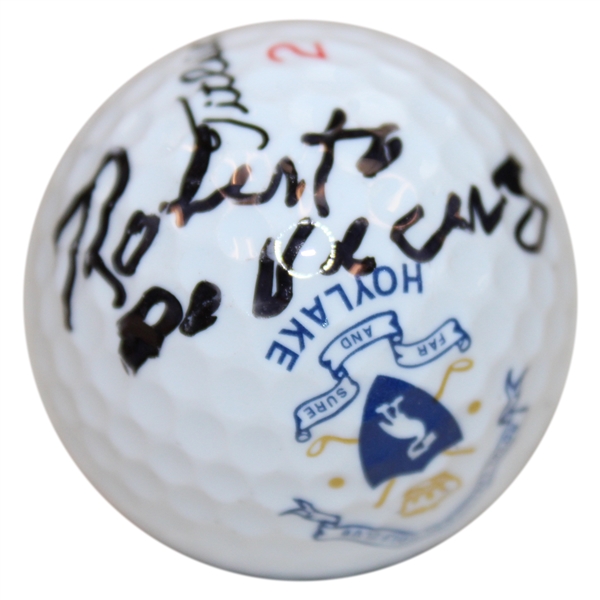 Roberto Di Vicenzo Signed Titleist Hoylake Royal Liverpool GC Logo Golf Ball JSA ALOA