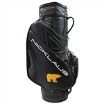 c.2003 Jack Nicklaus Signed Black w/White Bag Golden Bear Full Size Golf Bag JSA ALOA