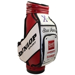 Steve Jones Signed Personal Pro Full Size Dunlop Sport Golf Bag w/Sponsors JSA ALOA