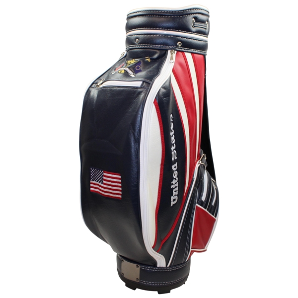 1999 The Ryder Cup at The Country Club Red & Blue Full Size Datrek Golf Bag