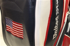 1999 The Ryder Cup at The Country Club Red & Blue Full Size Datrek Golf Bag