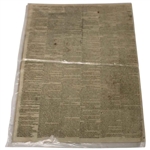 Three (3) 1813 Edinburgh Newspapers w/Various Leith Links Medal Results & Silver Club & other Content
