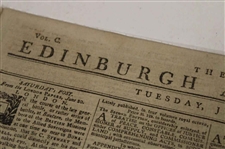 Three (3) 1813 Edinburgh Newspapers w/Various Leith Links Medal Results & Silver Club & other Content