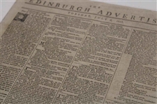 Three (3) 1813 Edinburgh Newspapers w/Various Leith Links Medal Results & Silver Club & other Content