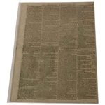 Three (3) 1813 Edinburgh Newspapers w/Various Leith Links Medal Results & Silver Club & other Content