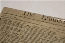 Three (3) 1813 Edinburgh Newspapers w/Various Leith Links Medal Results & Silver Club & other Content