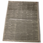 Three (3) 1832-1834  Edinburgh Evening Newspapers w/Various St Andrews Captain, Silver Club, Gold Medal & other Content