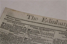 Three (3) 1832-1834  Edinburgh Evening Newspapers w/Various St Andrews Captain, Silver Club, Gold Medal & other Content