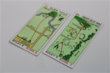 Bobby Jones St. Andrews WD & HO Wills Golf Card w/Two(2) WA & AC Churchman Cards