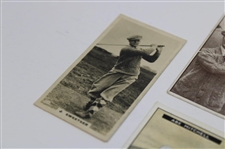 Four (4) Assorted Tobacco Golf Cards Imperial, Barratt & Co, Lambert & Butler, De Reszke