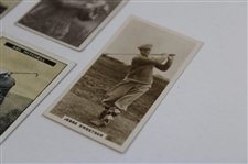 Four (4) Assorted Tobacco Golf Cards Imperial, Barratt & Co, Lambert & Butler, De Reszke