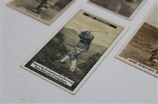 Four (4) Assorted Tobacco Golf Cards Imperial, Barratt & Co, Lambert & Butler, De Reszke