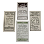Four (4) Assorted Tobacco Golf Cards Imperial, Barratt & Co, Lambert & Butler, De Reszke