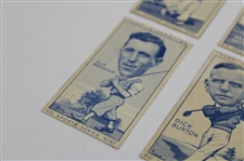 Six (6) TURF Cigarettes Sports Series Golf Cards - Cotton/Adams/Rees/Padgham/Burton/King