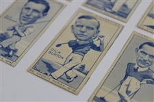 Six (6) TURF Cigarettes Sports Series Golf Cards - Cotton/Adams/Rees/Padgham/Burton/King