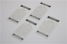 Thomson, Barton & Two (2) A.H. Padgham Ogden's Cigarettes Golf Cards
