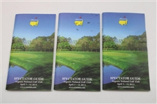 DiMarco Signed 2005 Spec Guide w/Sixteen (16) Masters Spectator Guides - 2008-2018 JSA ALOA
