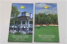 DiMarco Signed 2005 Spec Guide w/Sixteen (16) Masters Spectator Guides - 2008-2018 JSA ALOA
