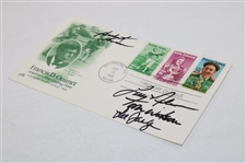 US Open Champs Watson, Nelson, Janzen & Green Signed 1988 Francis Ouimet FDI Cachet JSA ALOA
