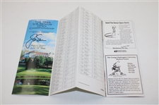 Jack Nicklaus Signed 1995 US Senior Open Championship Pairing Sheet JSA ALOA
