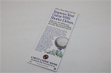 Jack Nicklaus Signed 1995 US Senior Open Championship Pairing Sheet JSA ALOA