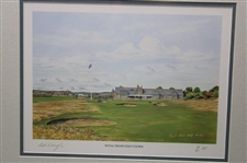 1993 Royal Troon Golf Course LTD ED Artist Proof Print by Bill Waugh - Framed