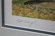 1993 Royal Troon Golf Course LTD ED Artist Proof Print by Bill Waugh - Framed