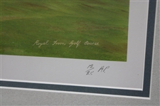 1993 Royal Troon Golf Course LTD ED Artist Proof Print by Bill Waugh - Framed