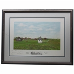 1995 Royal St. George The First Tee & Clubhouse LTD ED Print by Artist Bill Waugh