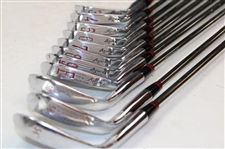 Ben Hogan Apex Ltd Ed Justin Leonard 1997 Open Champ Forged 3-9 Irons w/E, Gap, Sand & Lob Wedges #236/272