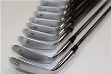 Tiger Woods Nike Pro Combo c.2003 3-9 Forged Irons w/Pitching, 56 & 60 Wedges & Dual Hybrids