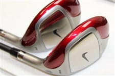 Tiger Woods Nike Pro Combo c.2003 3-9 Forged Irons w/Pitching, 56 & 60 Wedges & Dual Hybrids