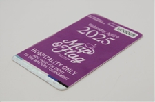2025 Masters Map & Flag Official Hospitality Only Wednesday Badge #U00028 - Rory Career Grand Slam!