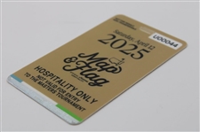 2025 Masters Map & Flag Official Hospitality Only Saturday Badge #U00044 - Rory Career Grand Slam!