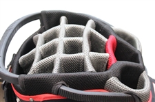 Exotics Xtreme Pro Black w/Red/White Full Size Tour Style Golf Bag