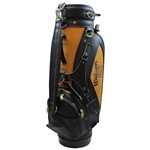 NHL Logo Black & Tan Logo Full Size Tour Style Golf Bag