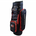 1999 The Ryder Cup at The Country Club Red & Blue Full Size Datrek Golf Bag