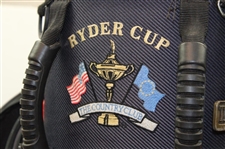 1999 The Ryder Cup at The Country Club Red & Blue Full Size Datrek Golf Bag