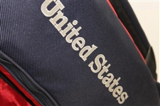 1999 The Ryder Cup at The Country Club Red & Blue Full Size Datrek Golf Bag