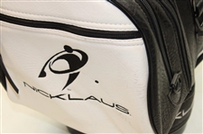 Jack Nicklaus 'NICKLAUS' Golden Bear Black w/White Full Size Golf Bag