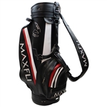 Multi-Signed MaxFli Black w/Red & White Senior Full Size Golf Bag  JSA ALOA