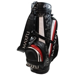 Multi-Signed MaxFli Black w/Red & White Senior Full Size Golf Bag  JSA ALOA