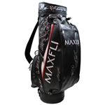 Multi-Signed MaxFli Black w/Red & White Senior Full Size Golf Bag  JSA ALOA