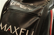Multi-Signed MaxFli Black w/Red & White Senior Full Size Golf Bag  JSA ALOA