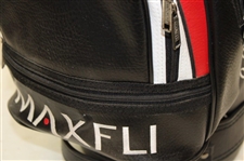 Multi-Signed MaxFli Black w/Red & White Senior Full Size Golf Bag  JSA ALOA