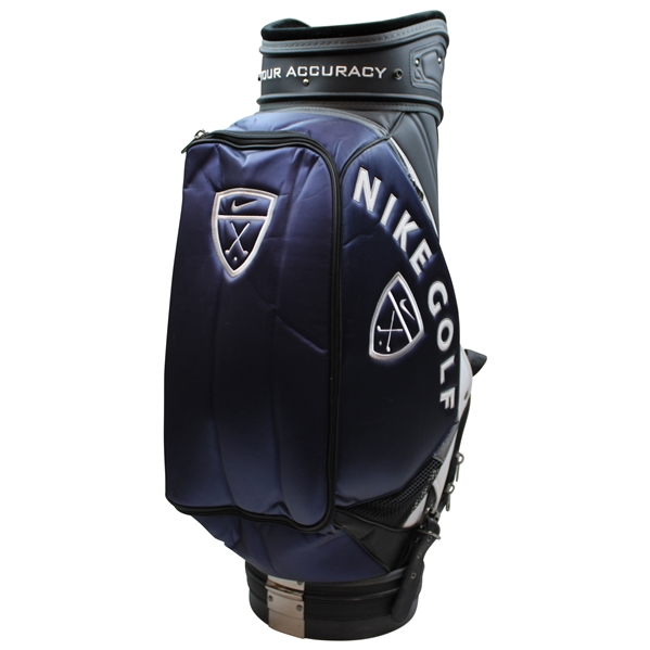 Nike Golf Tour Accuracy Black w/Navy Tour Accuracy Full Size Golf Bag