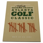 Cal Peete Signed 1983 Atlanta Golf Classic at Atlanta Country Club Program JSA ALOA